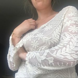 Boho lace long sleeve
